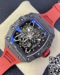 T+ Factory Richard Mille Replica Watches RM35-02 Red Rubber Straps