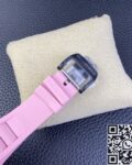 T+ Factory Richard Mille Replica Watches RM35-02 Pink Rubber Strap