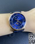 OM Factory Replica Blancpain Villeret 6654-3640-55 Blue Dial Size 40mm Series