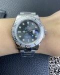 EW Factory Replica Rolex Yacht Master M126622-0001 Rhodium White Dial