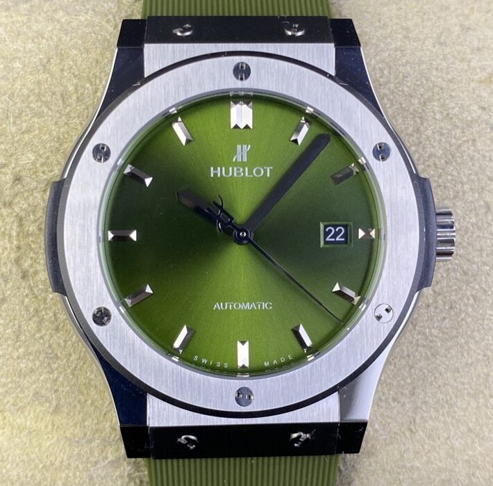 JJ Factory Replica Hublot Classic Fusion 542.NX.8970.RX Green Dial