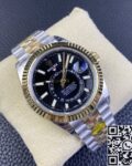 Noob Factory Replica Rolex Sky Dweller M336933-0004 Gloss Black Dial