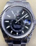 Noob Factory Replica Rolex Sky Dweller M336939-0007 Gloss Black Dial