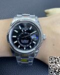 Noob Factory Replica Rolex Sky Dweller M336939-0007 Gloss Black Dial