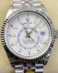 Noob Factory Replica Rolex Sky Dweller M336934-0004 White Dial