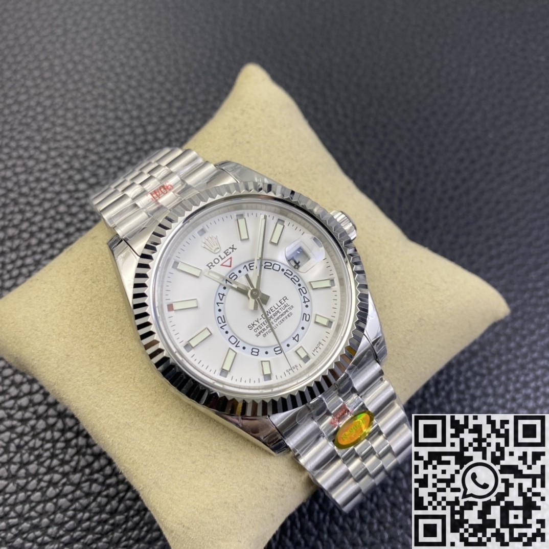 Noob Factory Replica Rolex Sky Dweller M336934-0004 White Dial