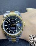 Noob Factory Replica Rolex Sky Dweller M326933-0002 Gloss Black Dial Series