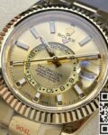 Noob Factory Replica Rolex Sky Dweller M326933-0009 Golden Watch Series