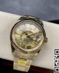 Noob Factory Replica Rolex Sky Dweller M326933-0009 Golden Watch Series