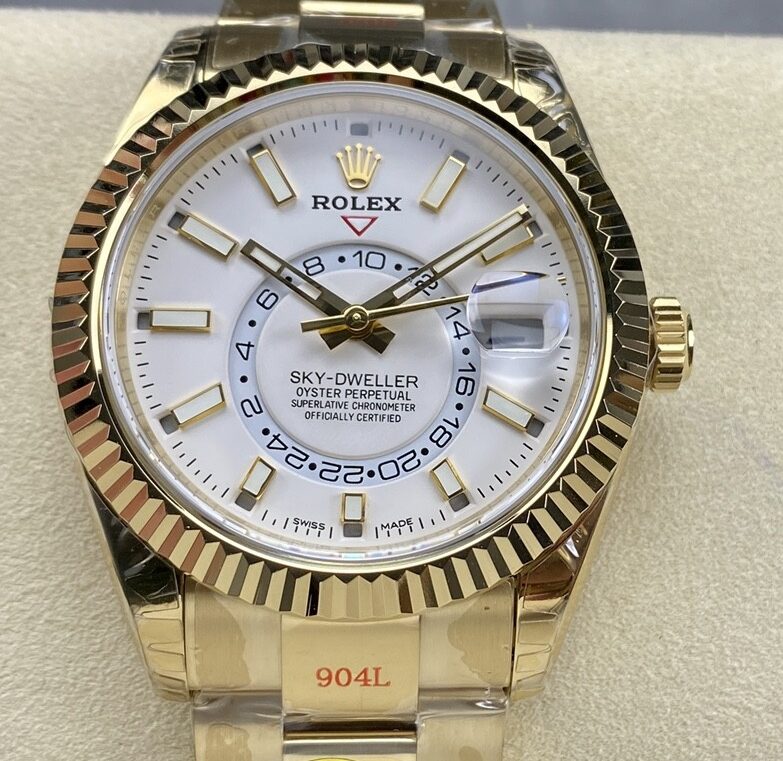 Noob Factory Replica Rolex Sky Dweller M326938-0005 White Dial Series