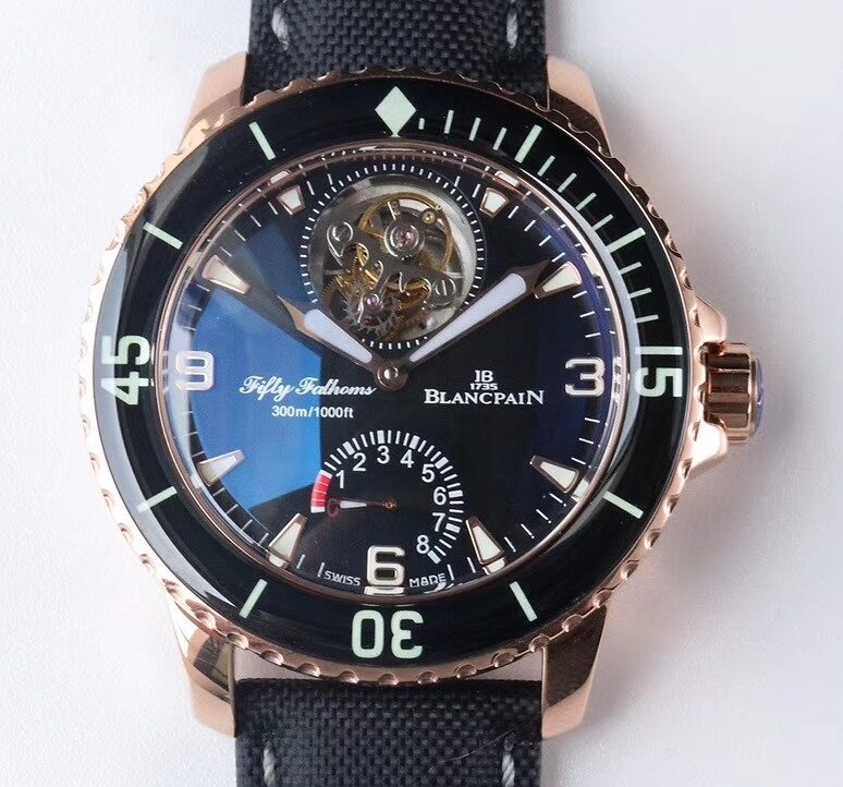 JB Factory Replica Blancpain Fifty Fathoms 5025-3630-52A Tourbillon Size 45mm Series