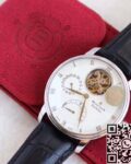 JB Factory Replica Blancpain Villeret 6025-1542-55B White Dial Size 42.5mm Series