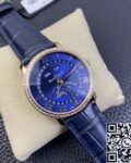 OM Factory Replica Blancpain Villeret 6654 Blue Dial Size 40mm Series