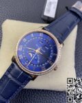 OM Factory Replica Blancpain Villeret 6654 Blue Dial Size 40mm Series