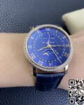 OM Factory Replica Blancpain Villeret 6654 Blue Dial Size 40mm Series