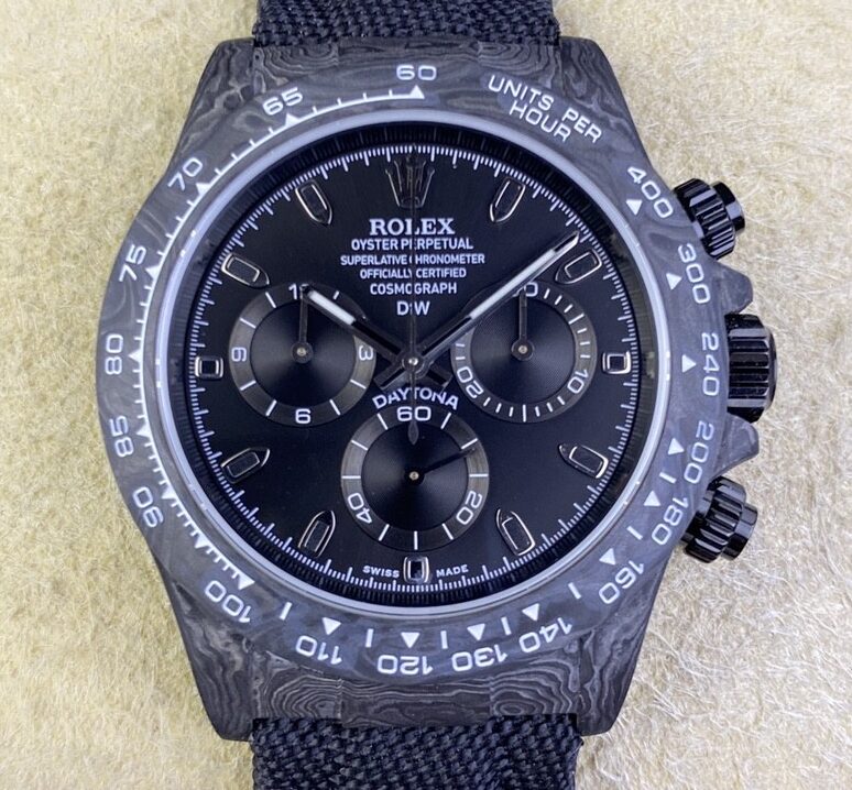 DIW Custom Rolex Daytona Carbon Fiber Version 4130 Movement