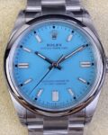 VS Factory Replica Rolex Oyster Perpetual M126000-0006 Tiffany Blue Dial