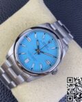 VS Factory Replica Rolex Oyster Perpetual M126000-0006 Tiffany Blue Dial