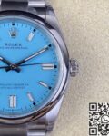 VS Factory Replica Rolex Oyster Perpetual M126000-0006 Tiffany Blue Dial