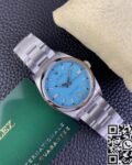 VS Factory Replica Rolex Oyster Perpetual M126000-0006 Tiffany Blue Dial