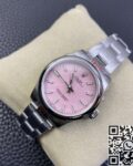 EW Factory Replica Rolex Oyster Perpetual M277200-0009 Candy Pink Dial Watch