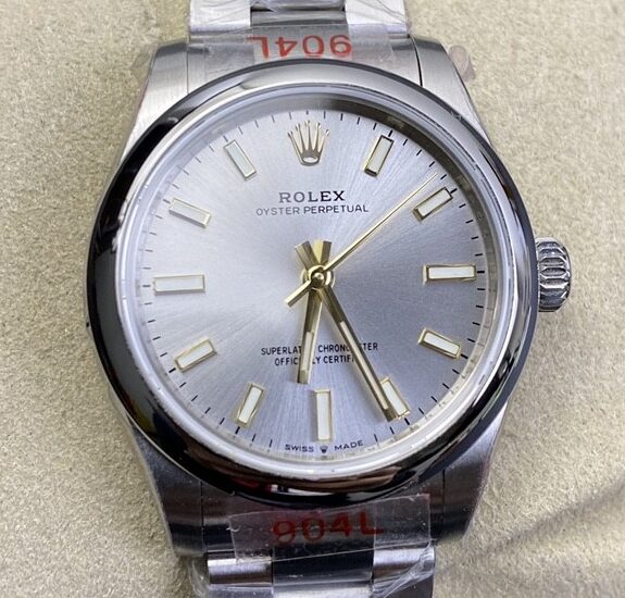 Rolex Duplicate Oyster Perpetual - Silver Dial Size 31mm