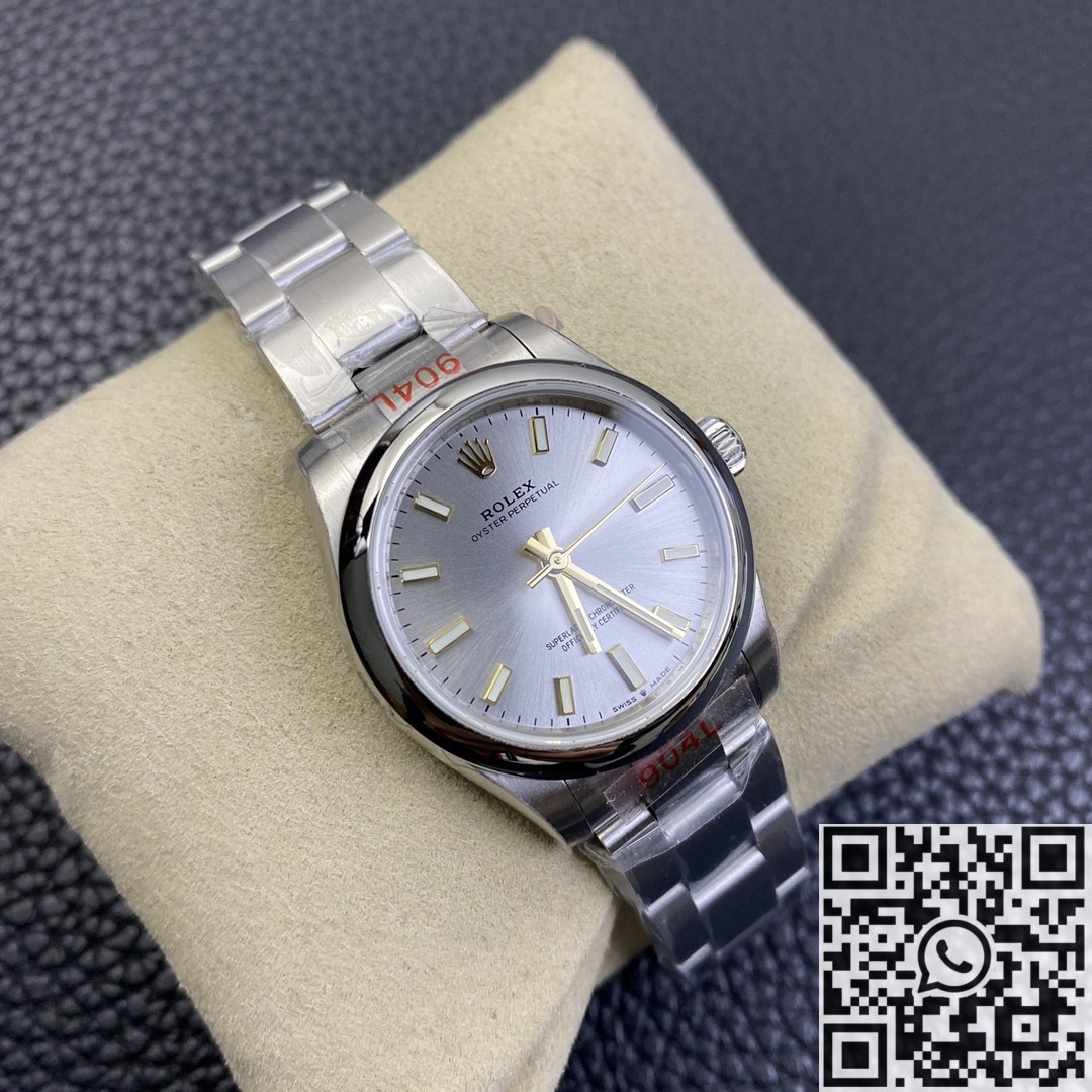 Rolex Duplicate Oyster Perpetual - Silver Dial Size 31mm