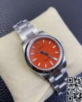 EW Factory Replica Rolex Oyster Perpetual M277200-0008 Red Dial Watch