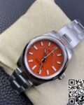 EW Factory Replica Rolex Oyster Perpetual M277200-0008 Red Dial Watch