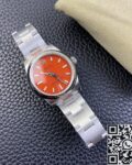 EW Factory Replica Rolex Oyster Perpetual M277200-0008 Red Dial Watch