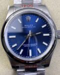 EW Factory Replica Rolex Oyster Perpetual M277200-0003 Blue Dial Watch