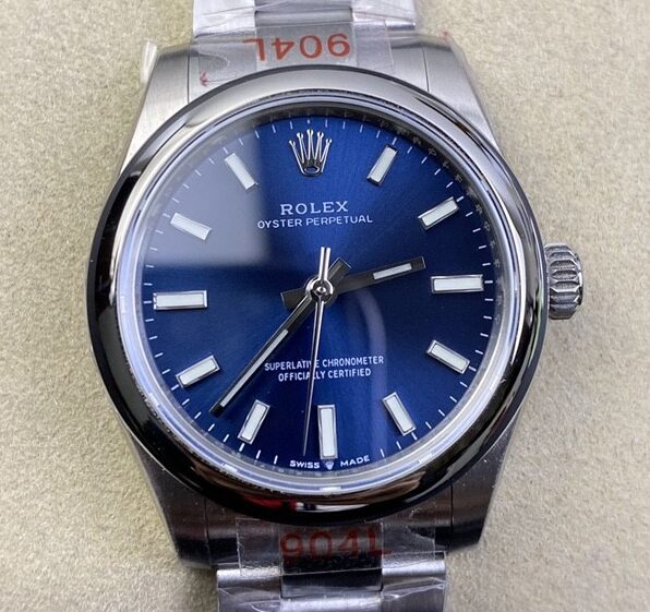 EW Factory Replica Rolex Oyster Perpetual M277200-0003 Blue Dial Watch