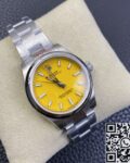 EW Factory Replica Rolex Oyster Perpetual M277200-0005 Yellow Dial Watch