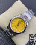 EW Factory Replica Rolex Oyster Perpetual M277200-0005 Yellow Dial Watch