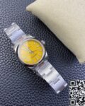 EW Factory Replica Rolex Oyster Perpetual M277200-0005 Yellow Dial Watch