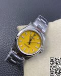 EW Factory Replica Rolex Oyster Perpetual M277200-0005 Yellow Dial Watch