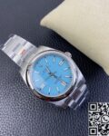 EW Factory Replica Rolex Oyster Perpetual M124300-0006 Tiffany Blue Dial Watch