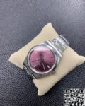 AR Factory Replica Rolex Oyster Perpetual M114300-0002 Red Grape Dial Watches