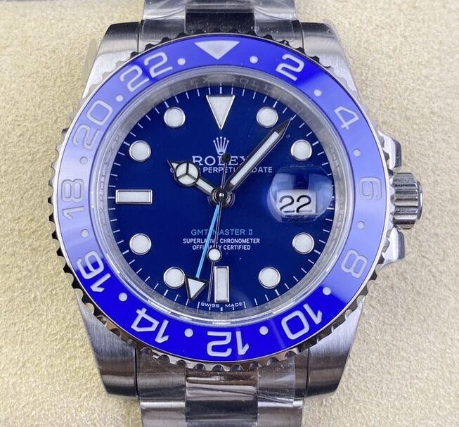 OW Factory Replica Rolex GMT Master II M126710BLNR Blue Dial Series