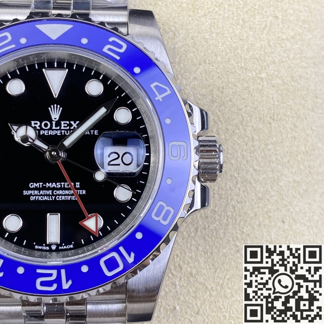 OW Factory Replica Rolex GMT Master II M126710BLNR Blue Ceramic Bezel Series