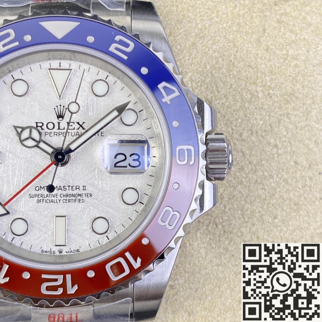 APF Factory Replica Rolex GMT Master II M126719BLRO-0002 Silver Gray Dial Series