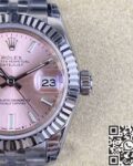 GS Factory Replica Rolex Datejust M279174-0001 Pink Dial