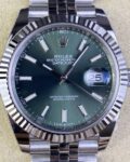 Clean Factory Replica Rolex Datejust M126334-0028 Olive Green Dial