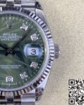 VS Factory Replica Rolex Datejust M126234-0055 Olive Green Dial