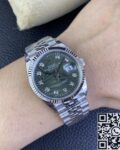 VS Factory Replica Rolex Datejust M126234-0055 Olive Green Dial