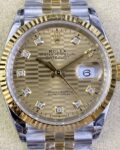 VS Factory Replica Rolex Datejust M126233-0045 Gold Watch Size 36mm