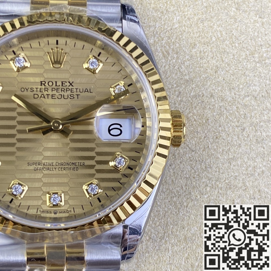 VS Factory Replica Rolex Datejust M126233-0045 Gold Watch Size 36mm