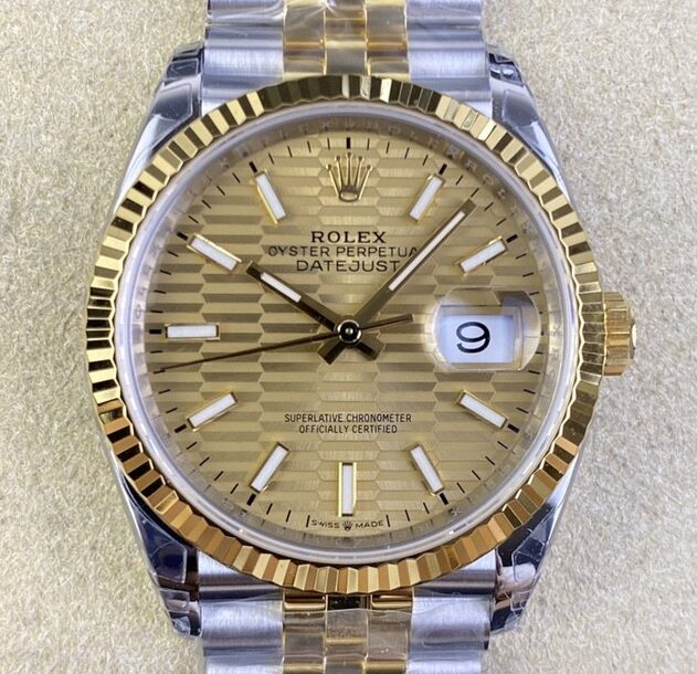 VS Factory Replica Rolex Datejust M126233-0039 Gold Watch