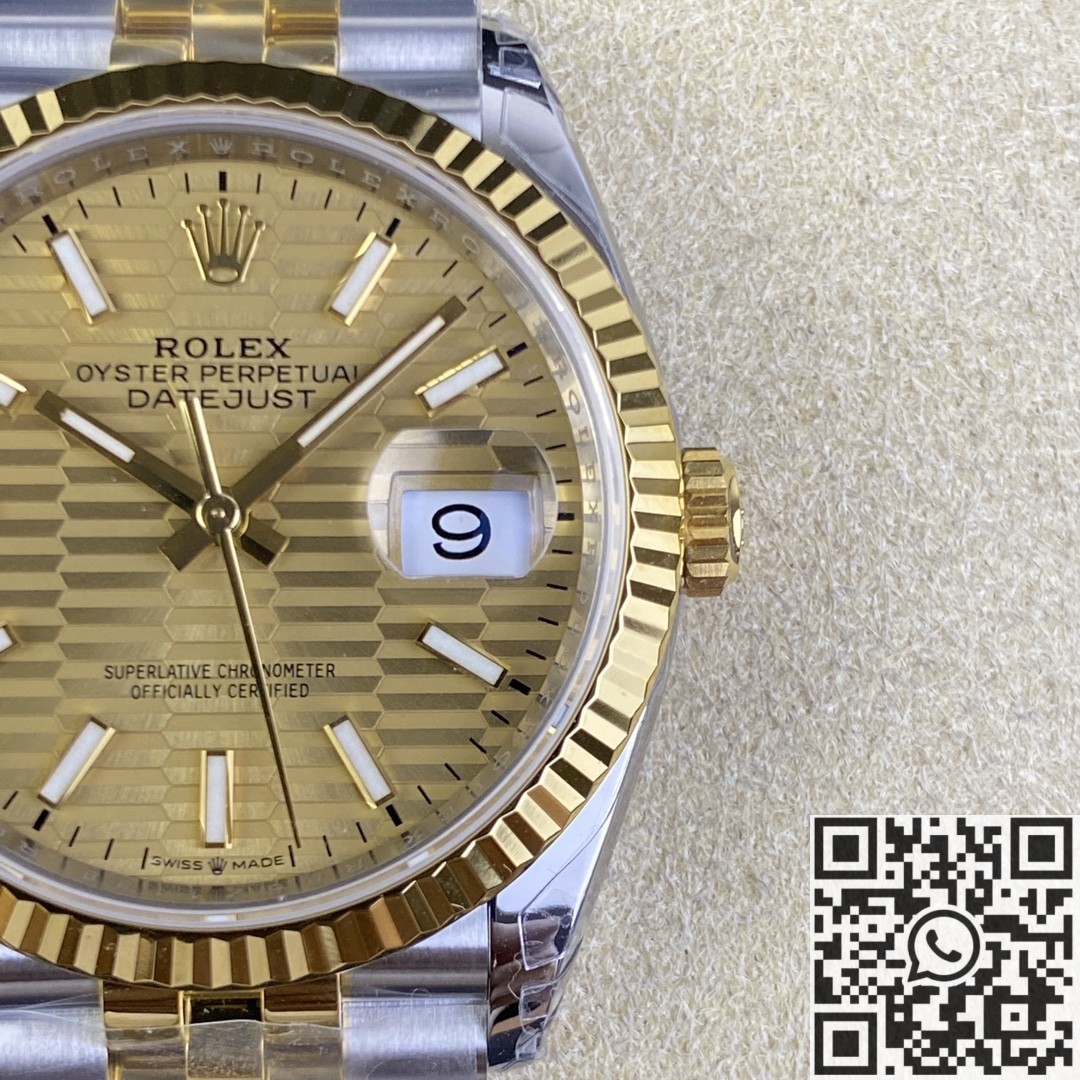 VS Factory Replica Rolex Datejust M126233-0039 Gold Watch