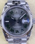 VS Factory Fake Rolex Datejust M126234-0045 Slate Gray Dial Size 36mm Watch